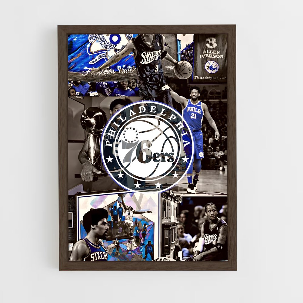 Poster Sixers Unis – affiche Basketball (vue 5)